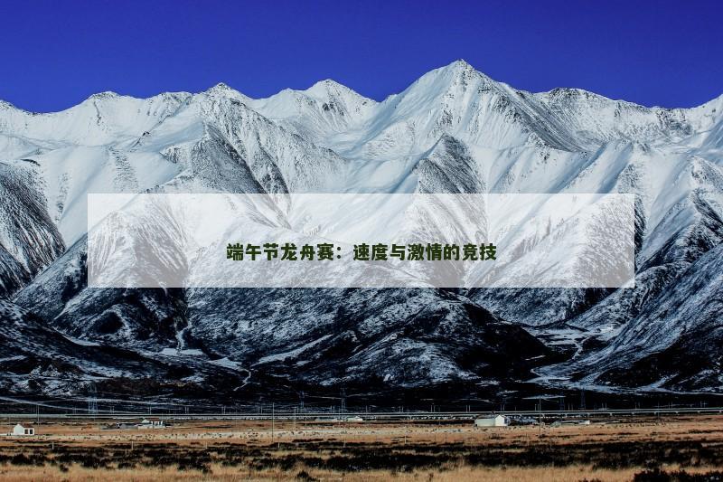 端午节龙舟赛:速度与激情的竞技