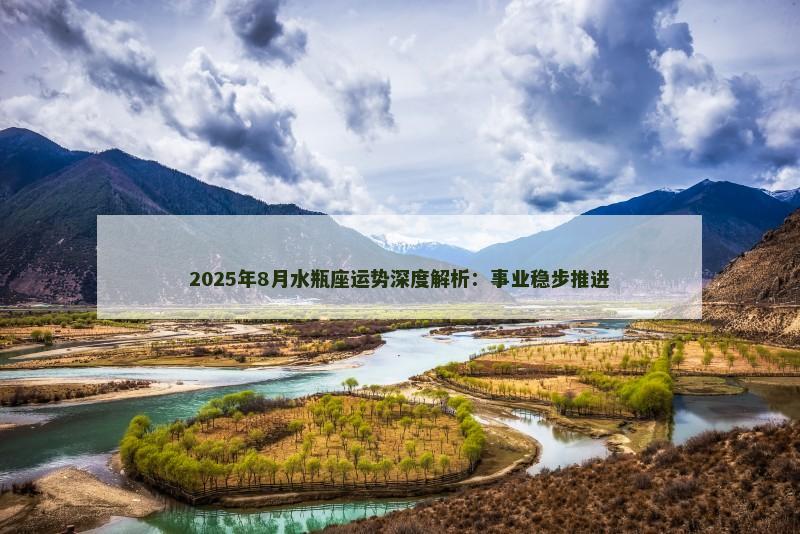 2025年8月水瓶座运势深度解析:事业稳步推进