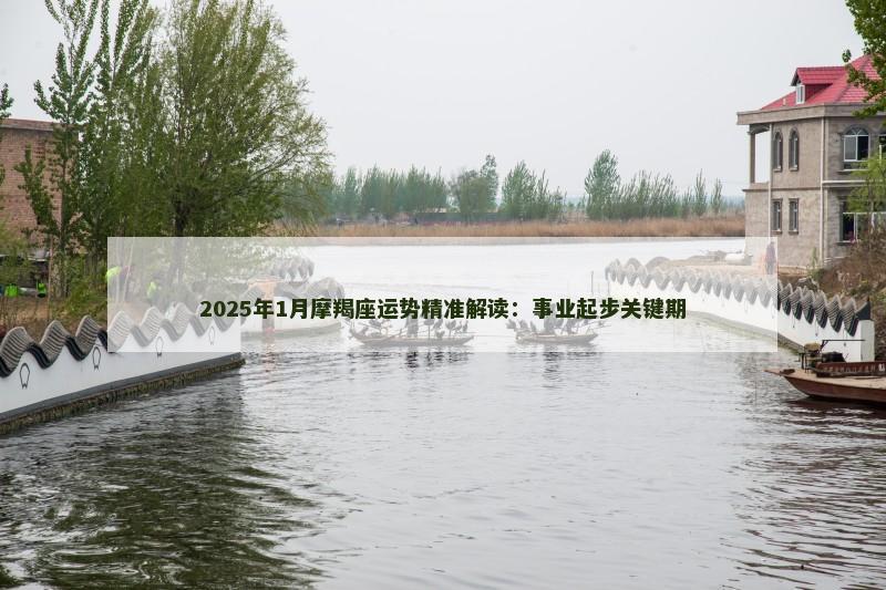 2025年1月摩羯座运势精准解读:事业起步关键期